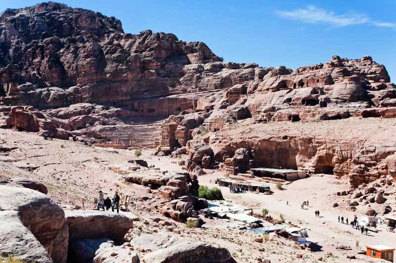 Theater and Street of Facades, Petra 9210909