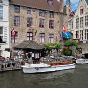 canal, Belfry and houses from  Rozenhoedkaai, Bruges 2765.JPG