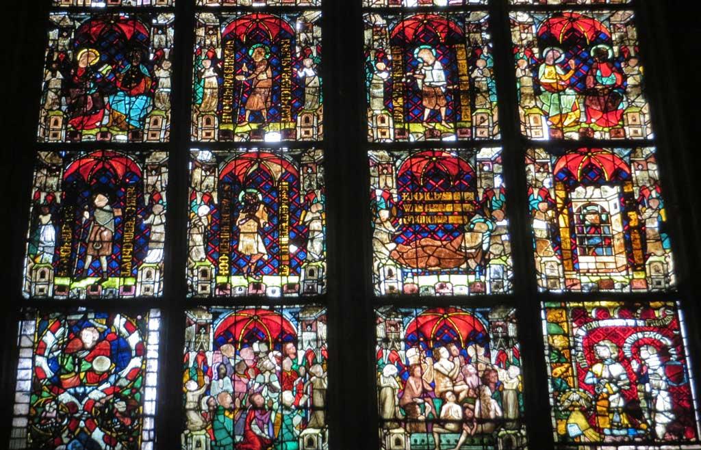 Notre Dame stained glass, Strasbourg