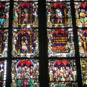 Notre Dame stained glass, Strasbourg.jpg