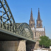 Cologne Cathedral and Hohenzollern Bridge.jpg