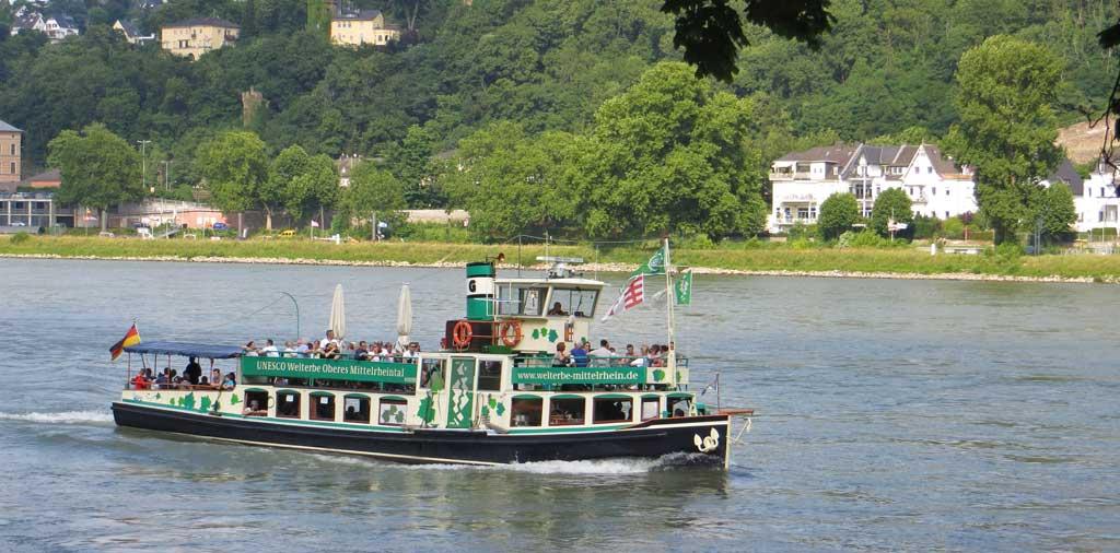 Rhine day cruise at Koblenz