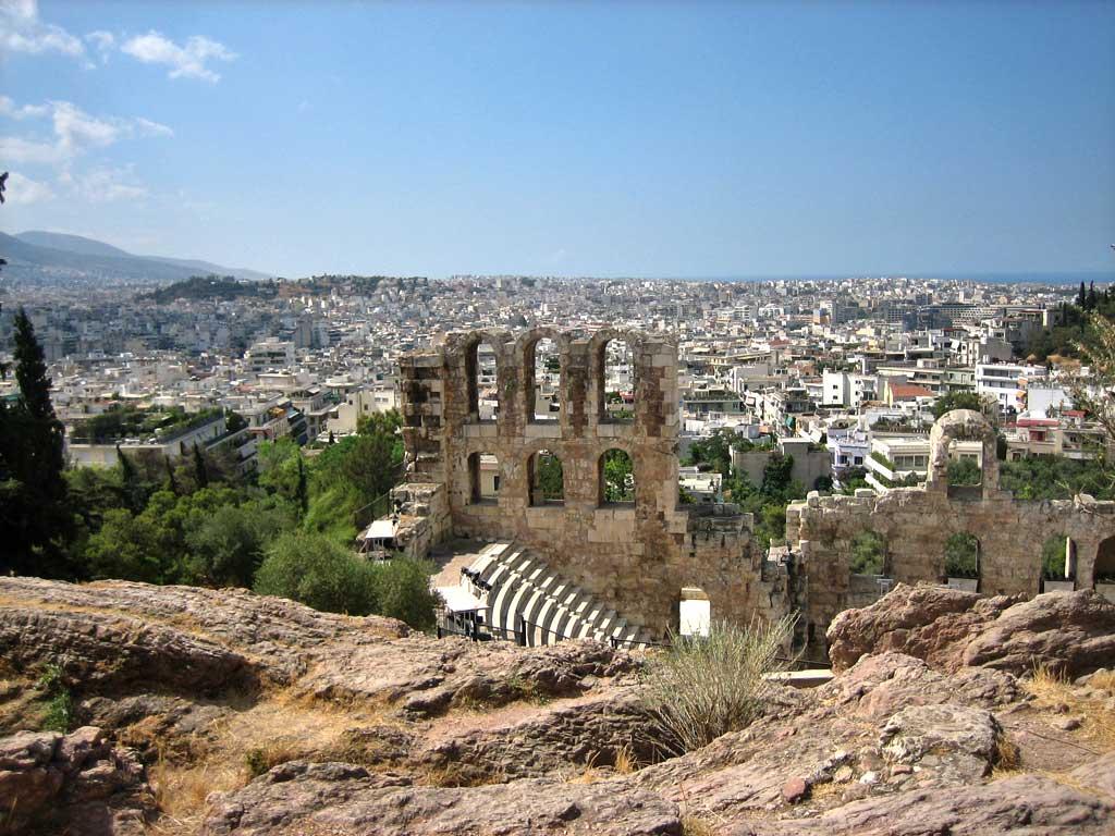 Acropolis area from the Parthenon 9d