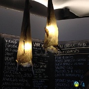 Fish skin lamps, Reykjavik Fish Restaurant.jpg
