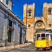 Tram 28 and the Lisbon Cathedral 14997935.jpg