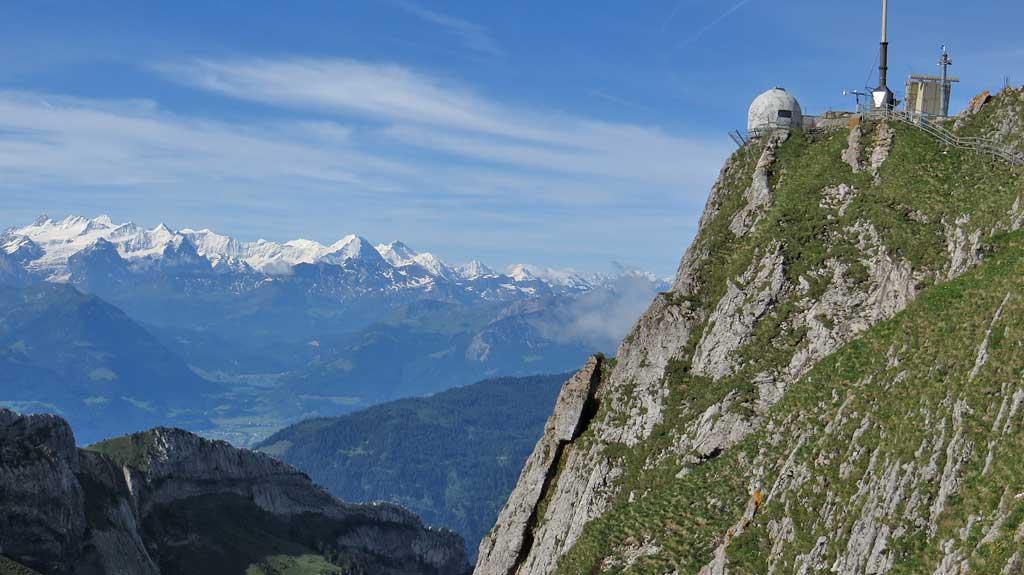 Bernese Oberland and the Eiger from Pilatus