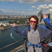 Tracie on the Sydney Harbour Bridge Climb.jpg