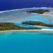 One foot island, Tekopua island and Motukitiu Island.jpg