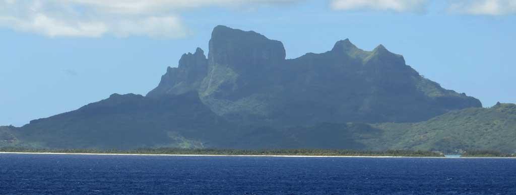 Approaching Bora Bora