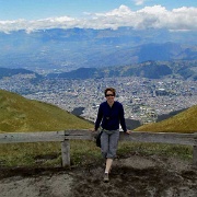 Tracie, Views of Quito from Cruz Loma 19.jpg