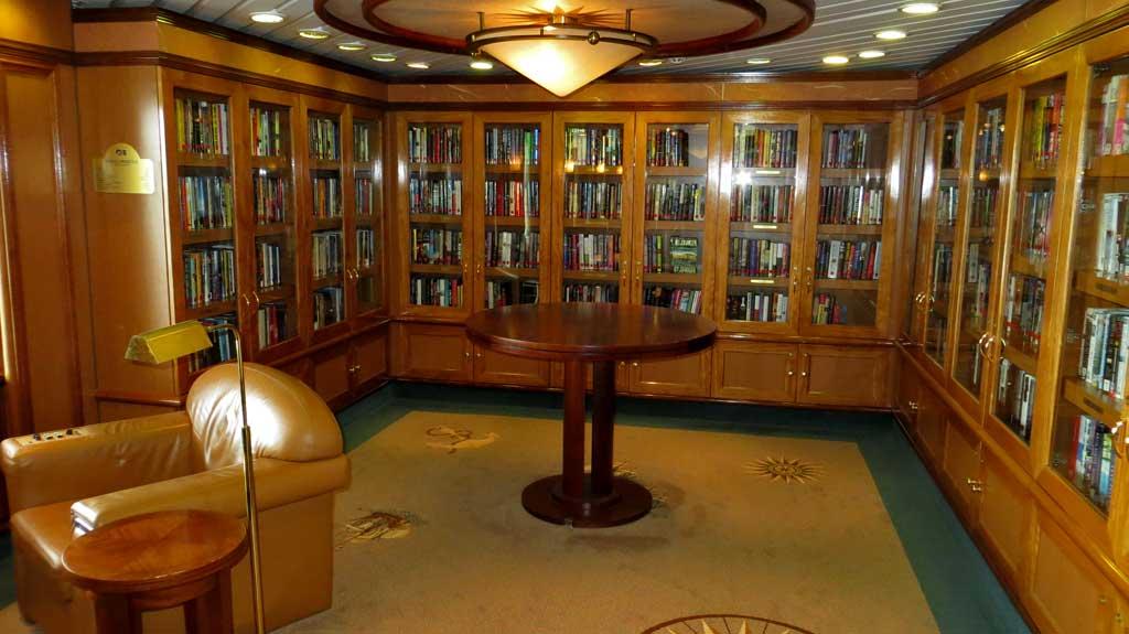 Library, Deck 8, Coral Princess 7009