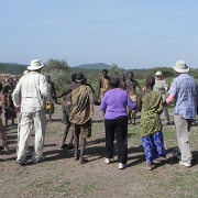 Hadzabe Dancing with the tourists 165.JPG