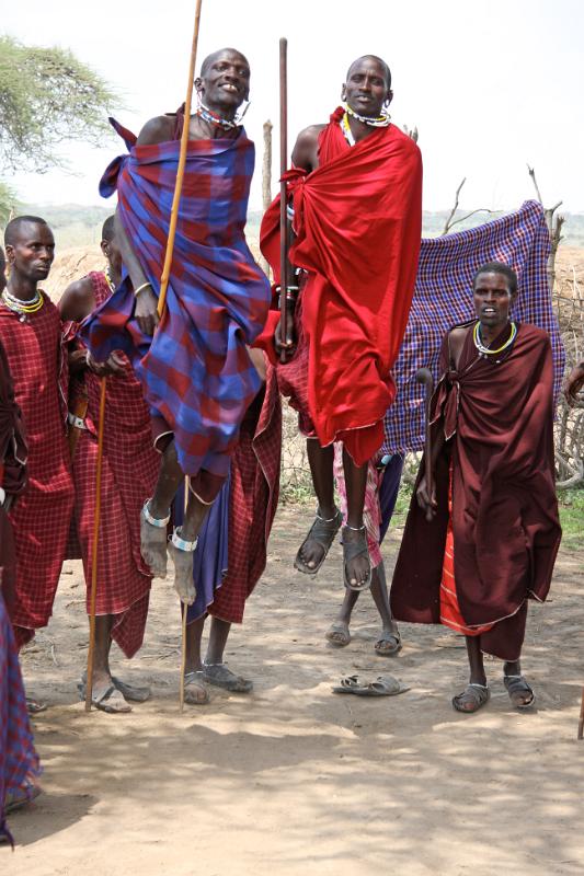 Maasai warriors Ngorongoro 227