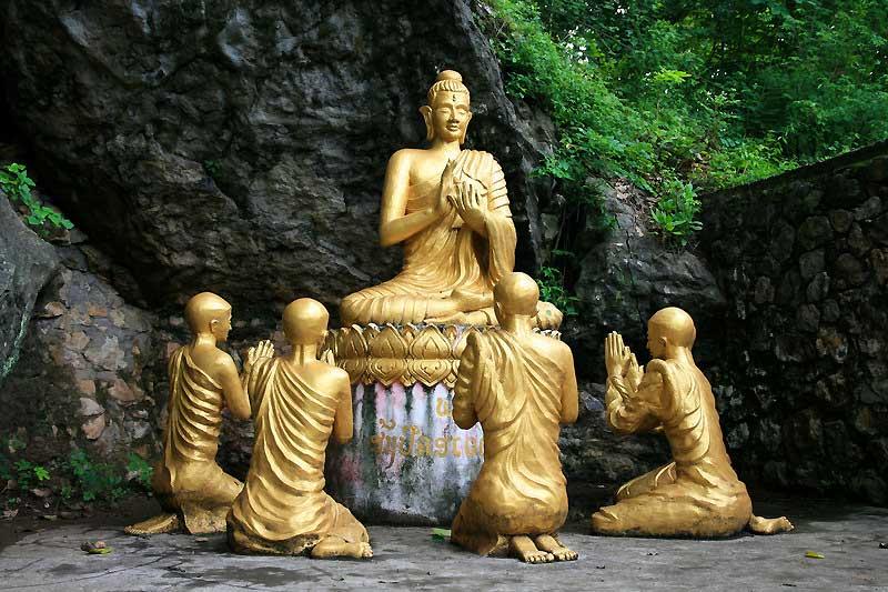 gold-buddha-phou-si-hill-luang-prabang-laos