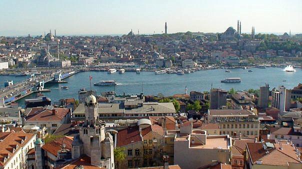 View from Galata Tower to Europe 11
