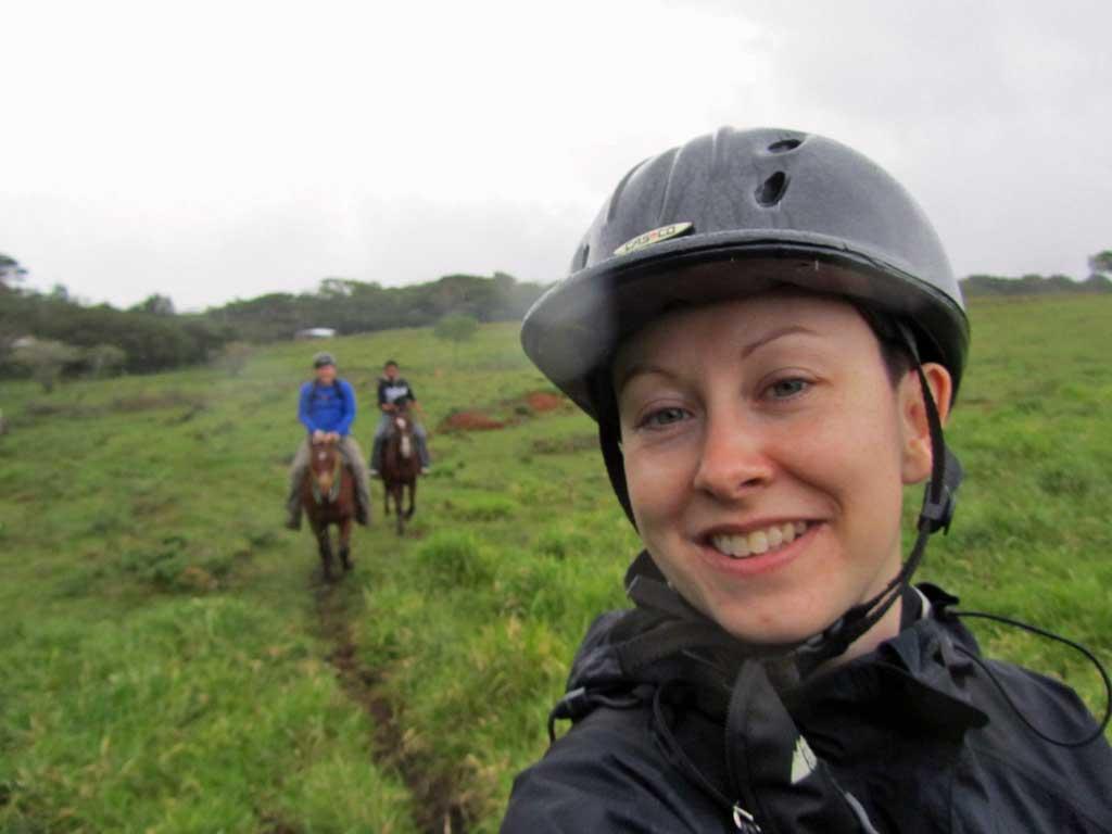 Tracie, Monteverde horseback riding 121