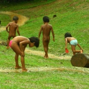 Daily downpour, Embera Tribe, Panama 04.JPG