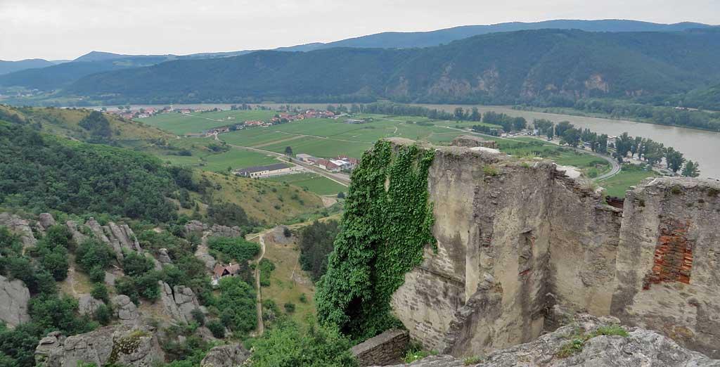 Wachau Valley from Burgruine Durnstein