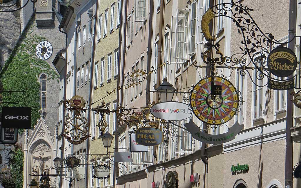 Salzburg Traditional Street Signs