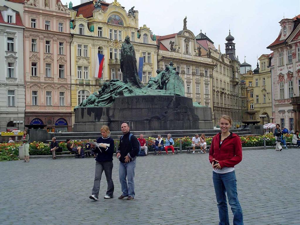 Old Town Square, Jan Hus Monument 1050