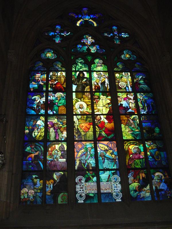 Stained glass, St. Vitus Cathedral, Prague 1161