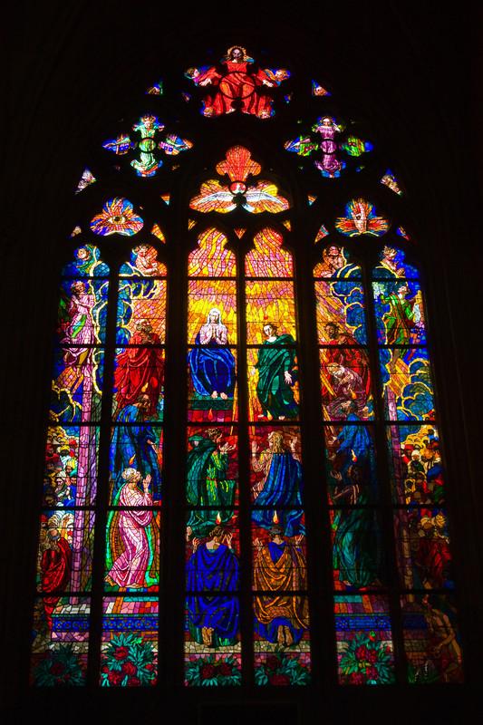 Stained glass, St. Vitus Cathedral, Prague 16485400