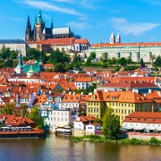 Vltava River, St.Vitus Cathedral, Prague 16165702.jpg