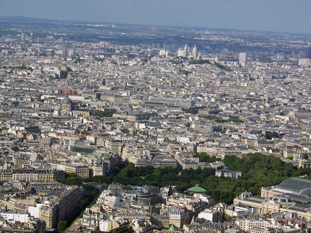 View from the Eiffel Tower, Paris 0185