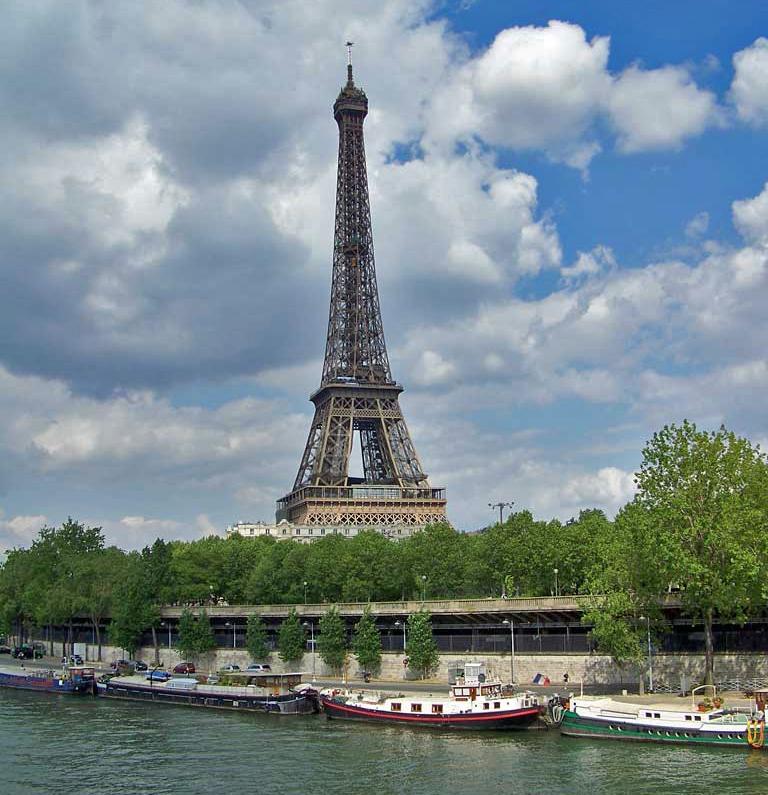 the Eiffel Tower and the Seine River 102