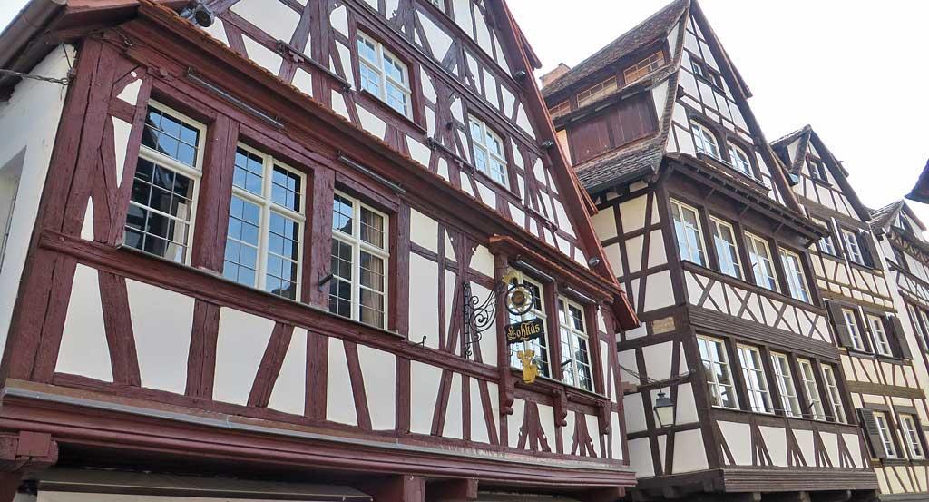 Wood buildings in La Petite France, Strasbourg