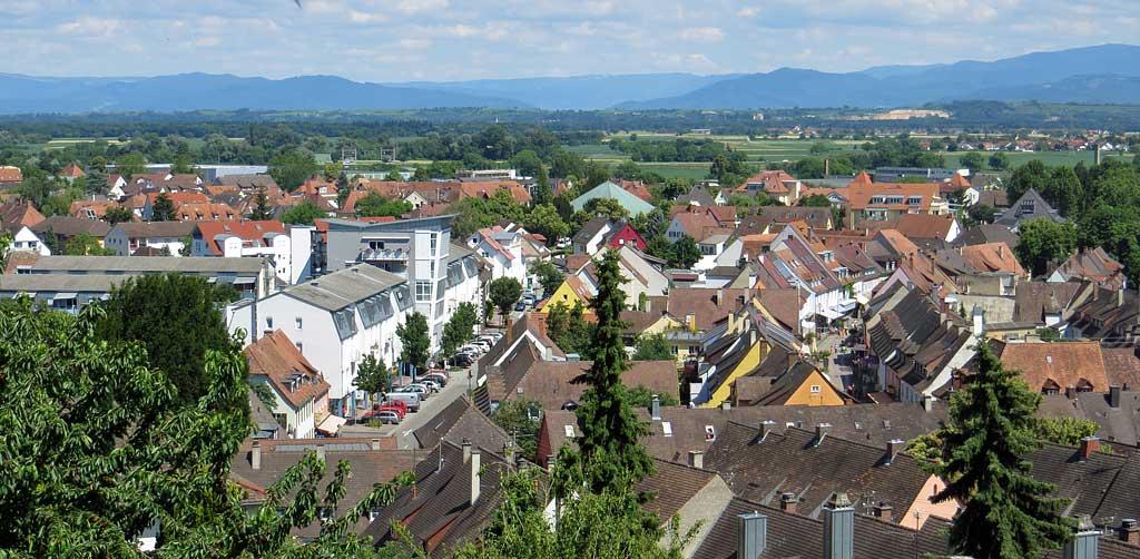View of Breisach from St Stephan's