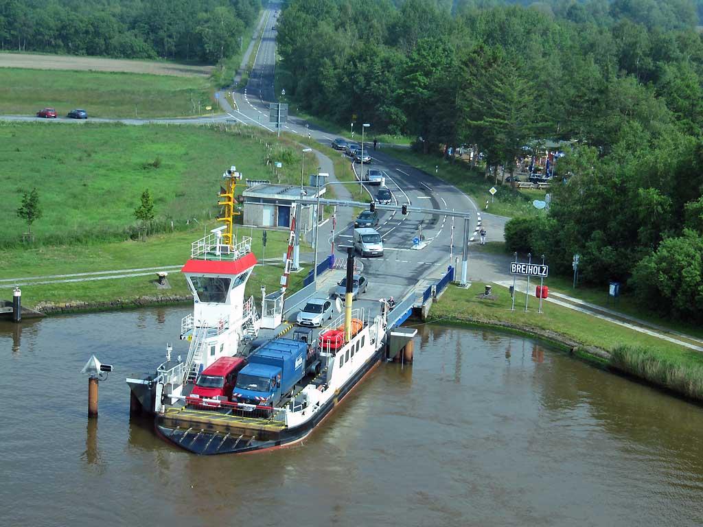 Ferry across the Kiel Canal 102