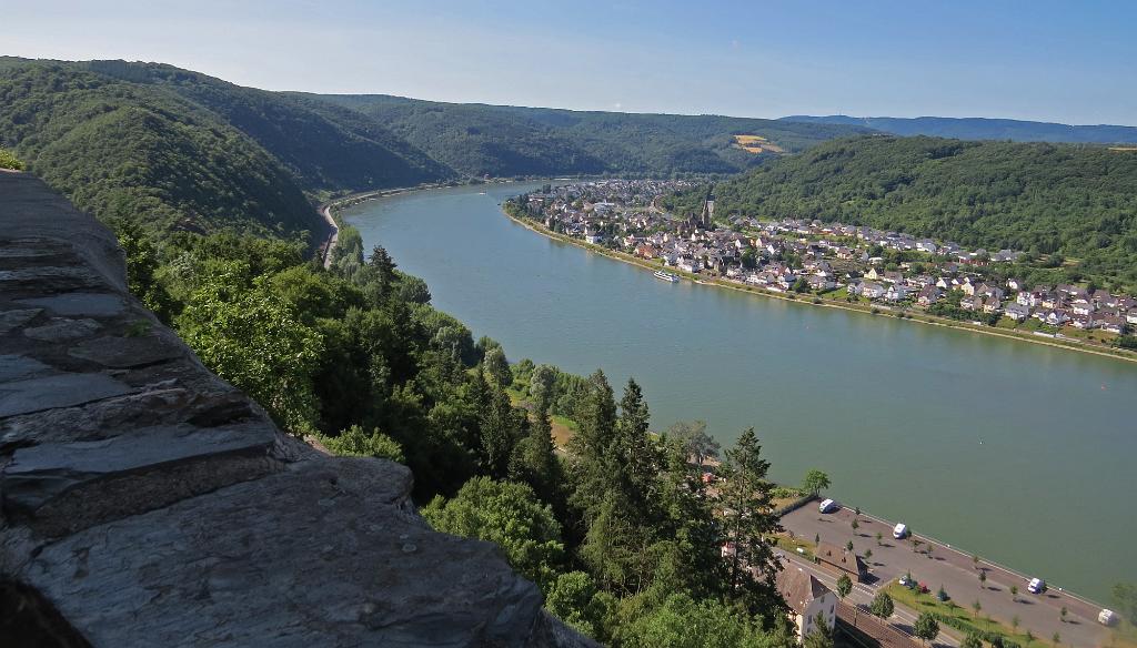 Braubach, View from Marksburg Castle