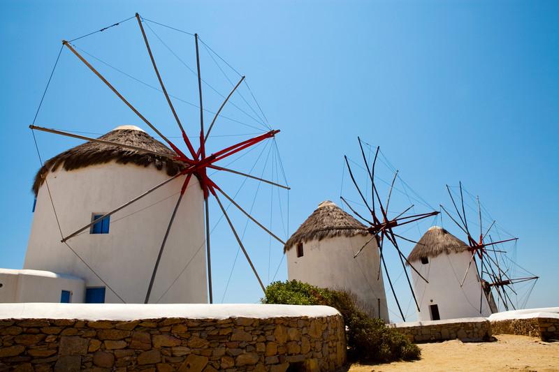 Windmills in Mykonos 7236041