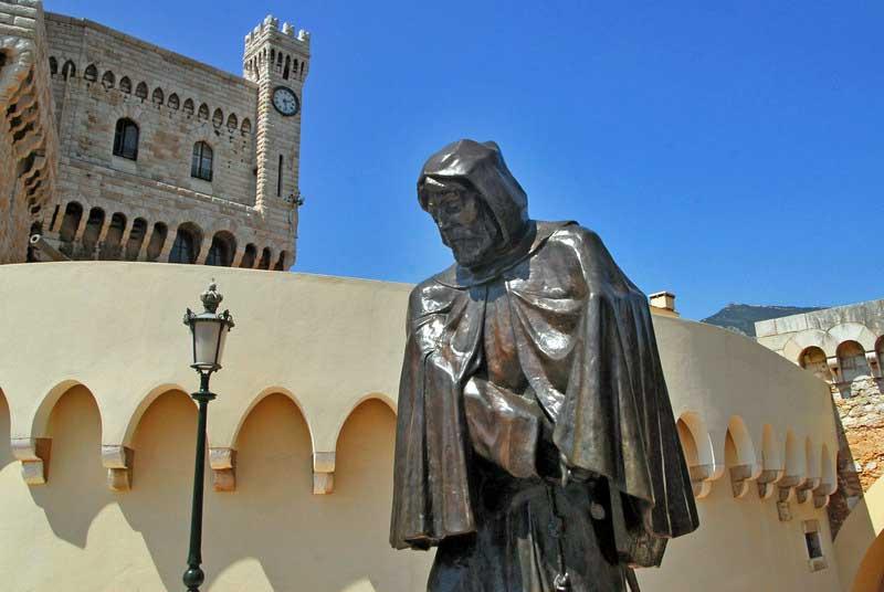 Statue of Grimaldi, founder of Monaco 9963706