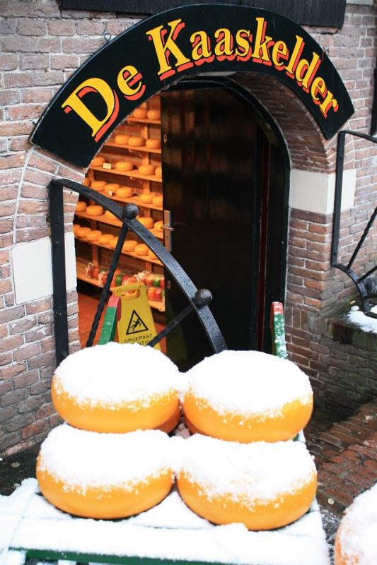 Snow covered cheese, Amsterdam