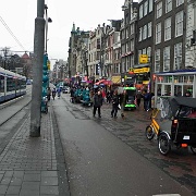 lanes for cars, trams, bikes and pedestrians, Amsterdam.jpg