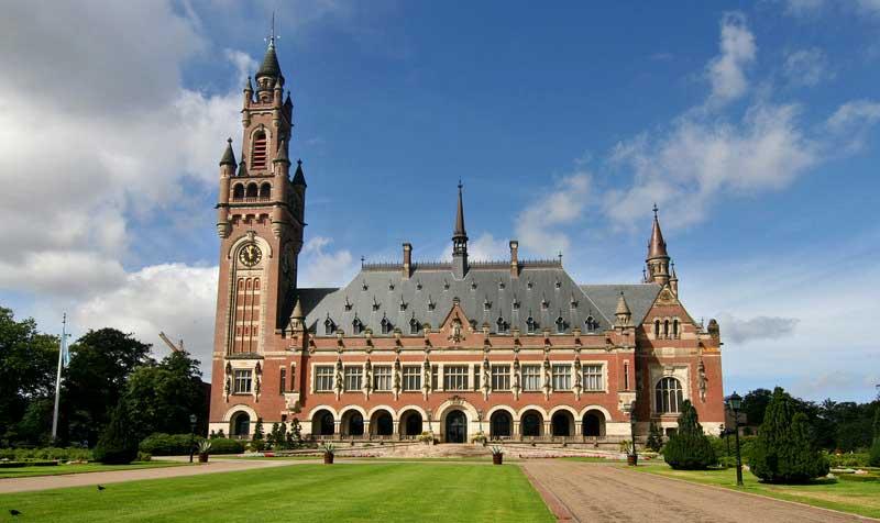 United Nations Peace Palace in The Hague