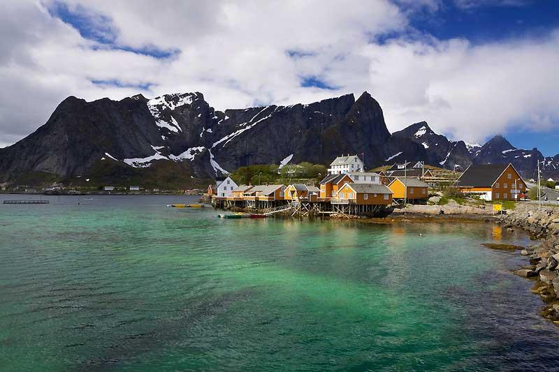Traditional fishing village Sakrisoy, Lofoten Islands 10677903