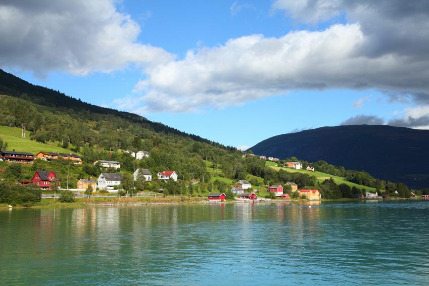 Norway fiord - Nordfjord in Olden