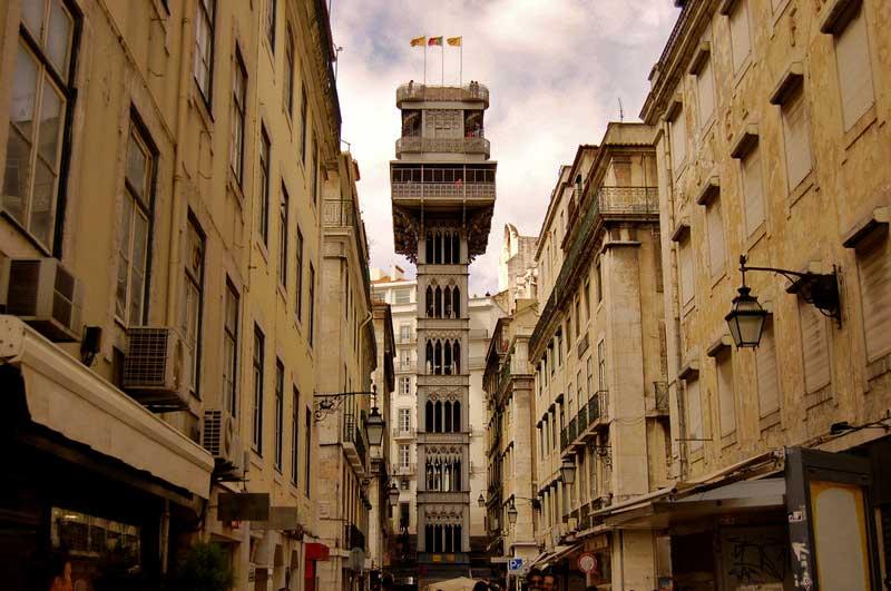 Santa Justa Elevator in Lisbon 2055374