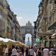 Rua Augusta approaching Commerce Square, Lisbon 2173.JPG