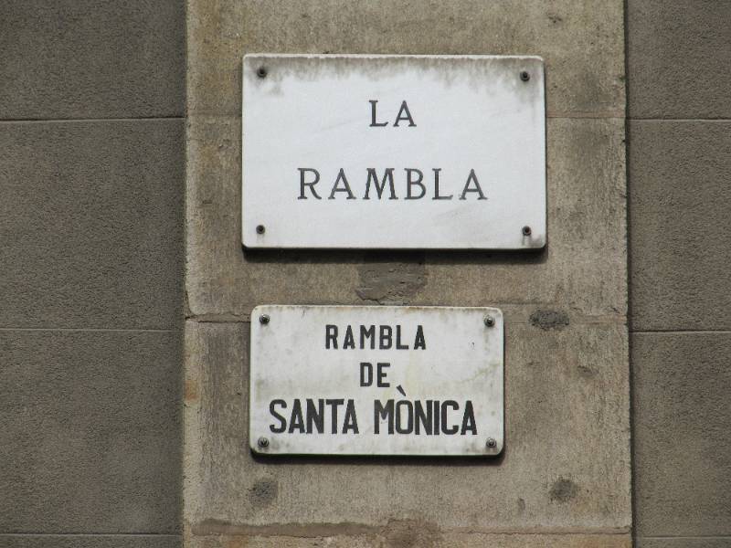 La Rambla, the main walking street, Barcelona 104