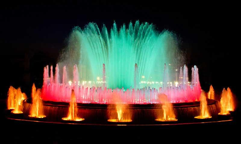 Magic Fountain of Montjuc in Barcelona 7557921