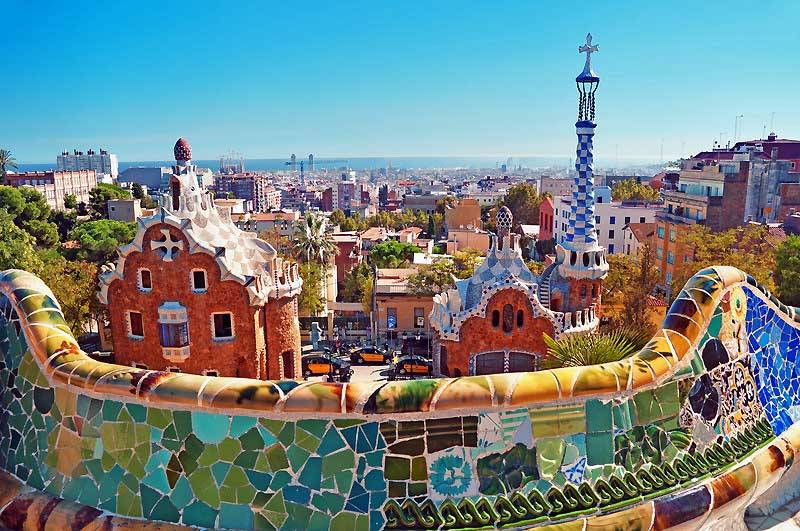 Park Guell, designed by Gaudi 7868380