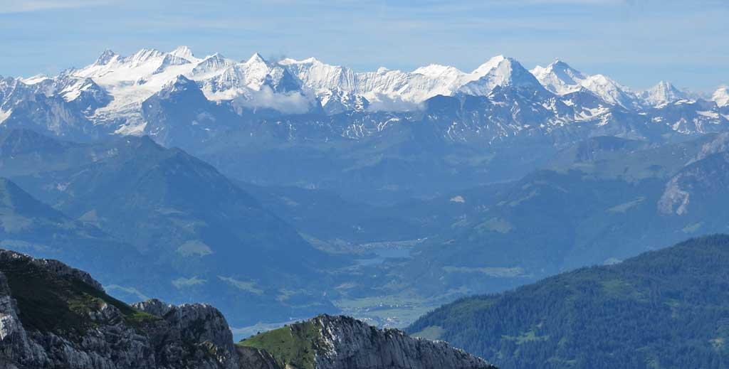 Bernese Oberland from Mount Pilatus