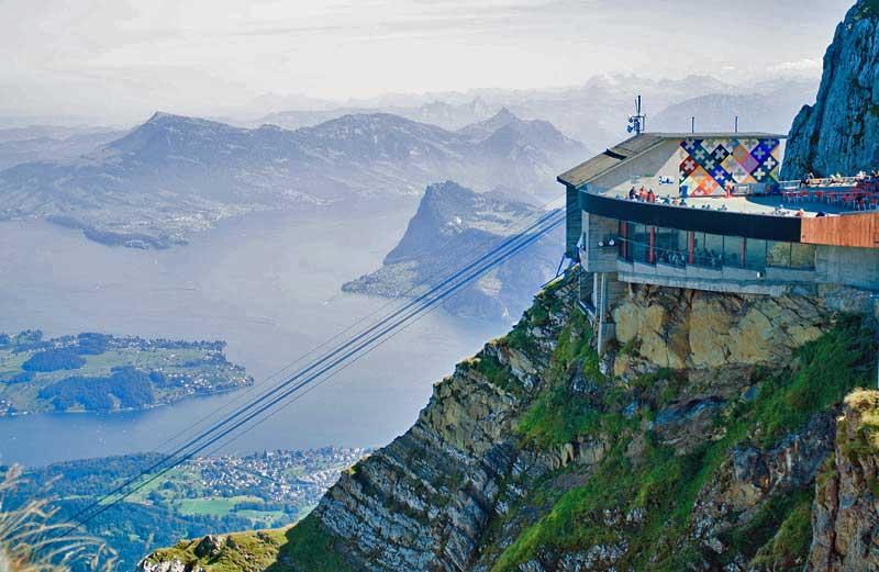 Mountain Pilatus with the Kriens cable car 12243232