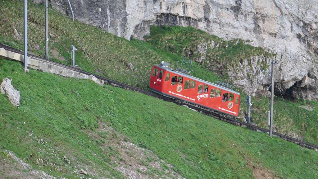 Pilatus Bahn, steepest cog train in the world