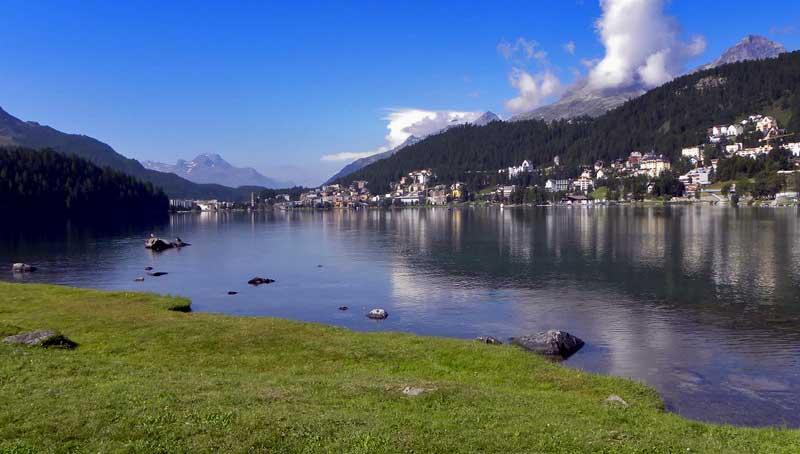 Lake St. Moritz, St Moritz, Switzerland