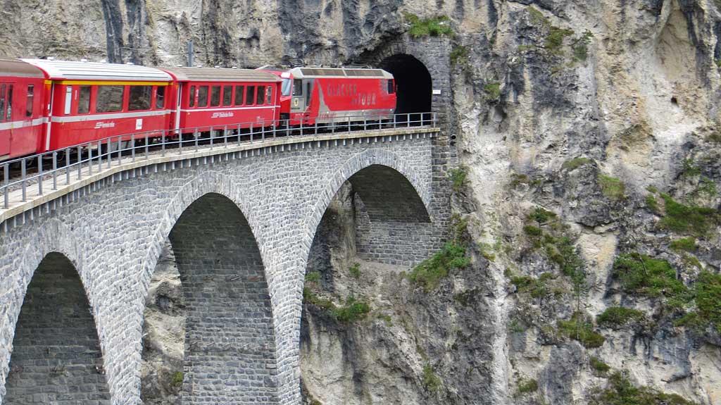 Landwasser Viaduct north of St Moritz